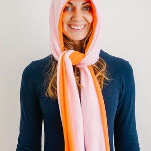 Hooded Scarf PDF Sewing Pattern - downloadable beginner sewing project, accessory winter sewing project