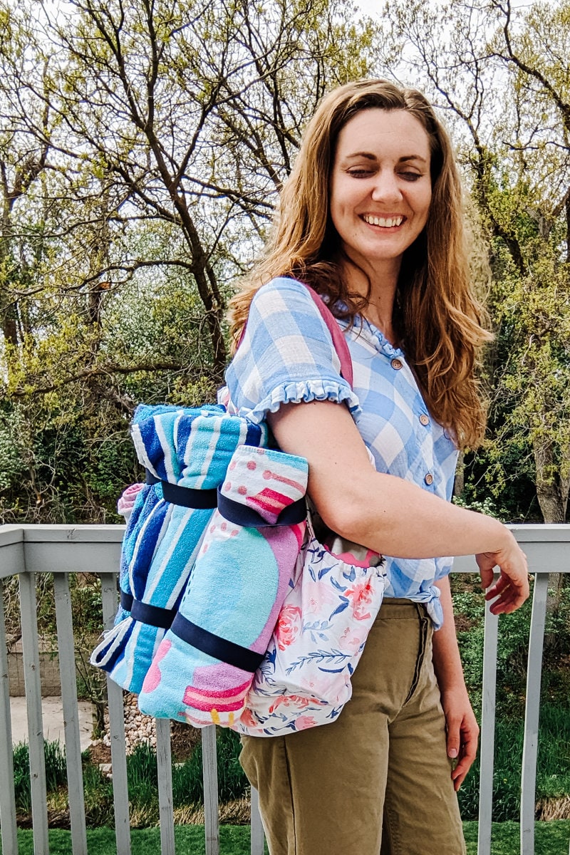 DIY Beach Tote Sewing Pattern – Pool Bag With Pockets (PDF Pattern) - Etsy