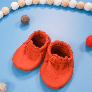 Leather Baby Shoe PDF Sewing Pattern - Faux Leather Downloadable Baby ...