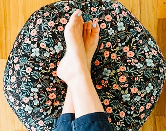 DIY Floor Pouf Sewing Pattern: Home Decor Ottoman (PDF Download)