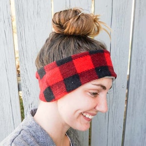 Shaped Ear Warmer PDF Sewing Pattern - gift idea warm digital downloadable cold weather women teen headband