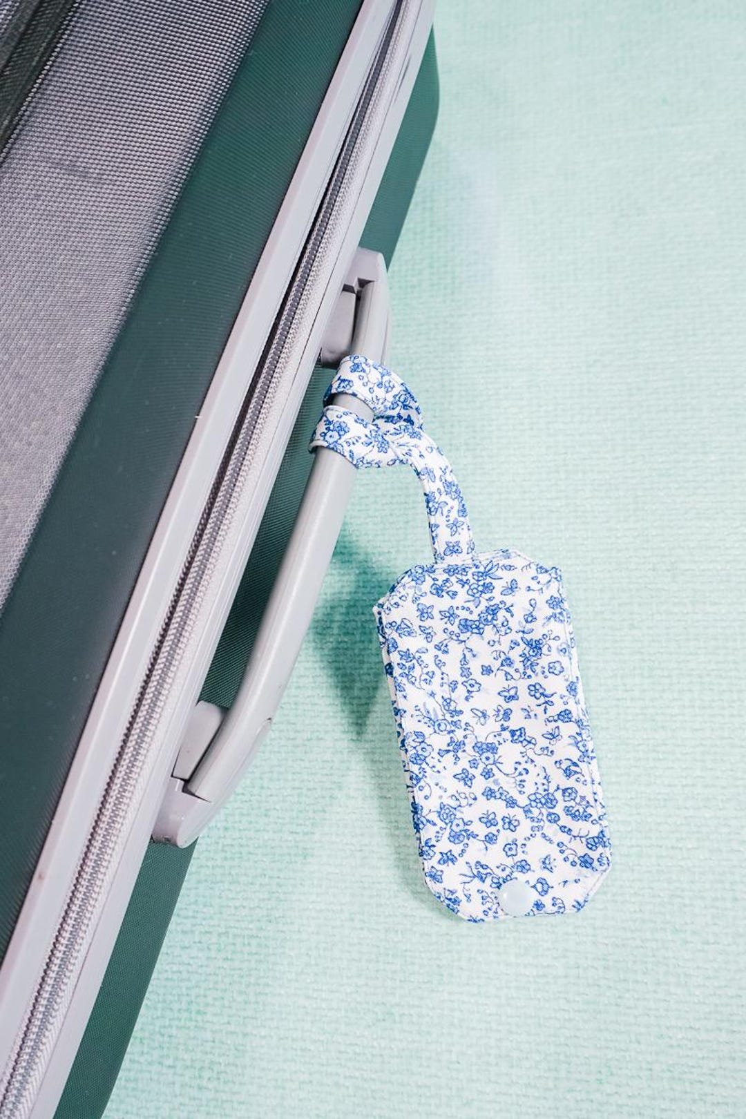 Luggage Tag Sewing Pattern PDF: Beginner Travel Project (2x3 Inch Card ...