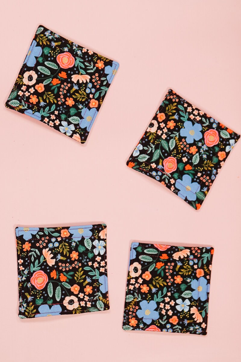 Printable Coaster Patterns.pdf Coaster Sewing Pattern: Beginner DIY Project (PDF Download) - Etsy