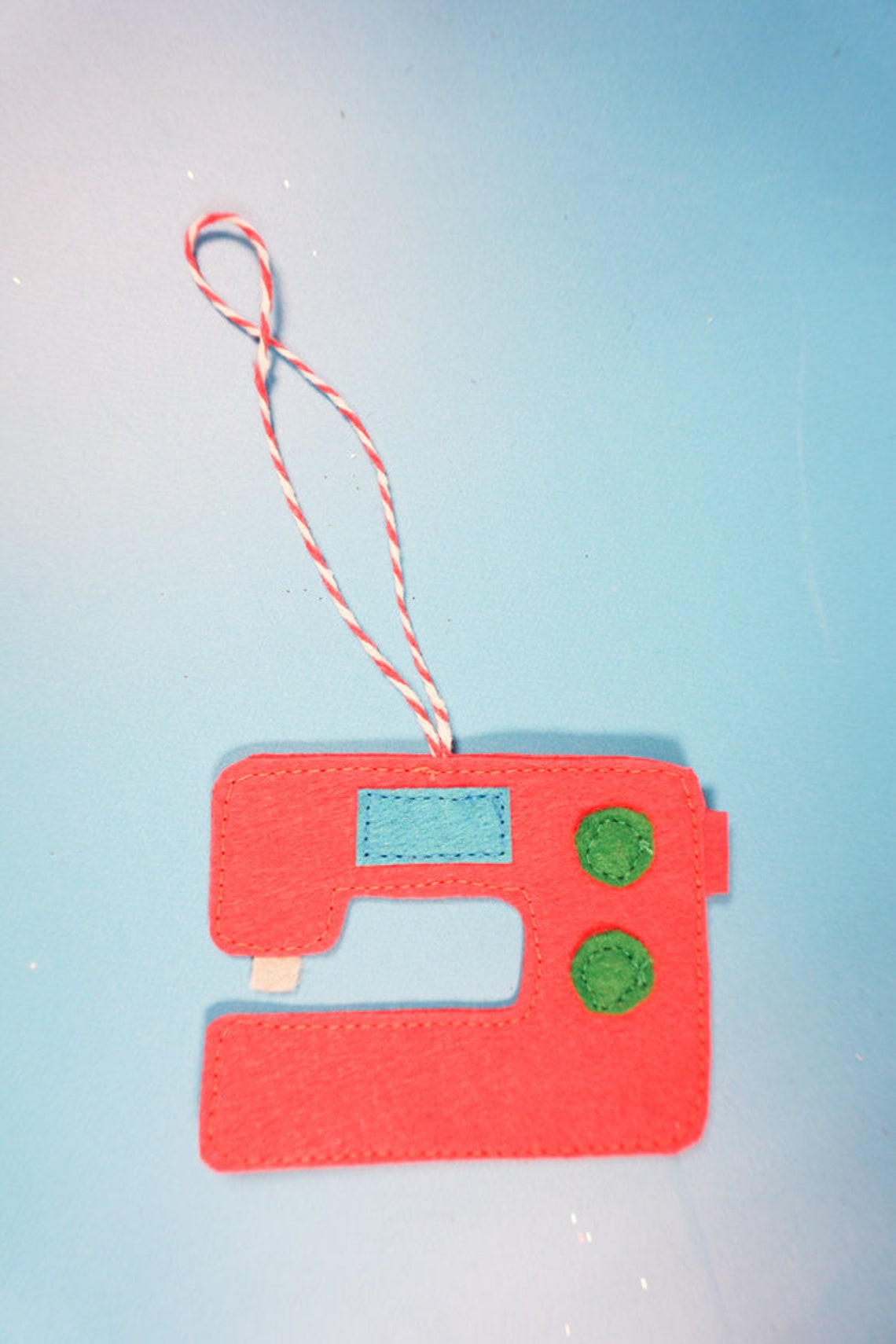 Sewing Machine Felt Ornament Patterns - Downloadable PDF Pattern Diy ...