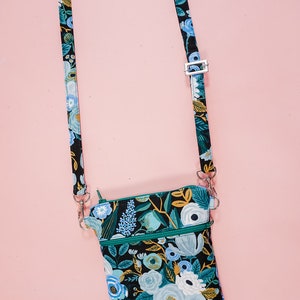 Cell Phone Bag PDF Sewing Pattern - Crossbody Purse, Zipper Pouch ...