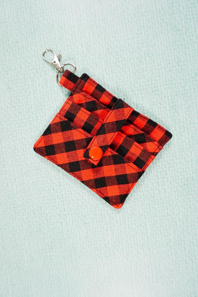 Keychain Card Wallet Sewing Pattern: Beginner PDF Project (digital ...