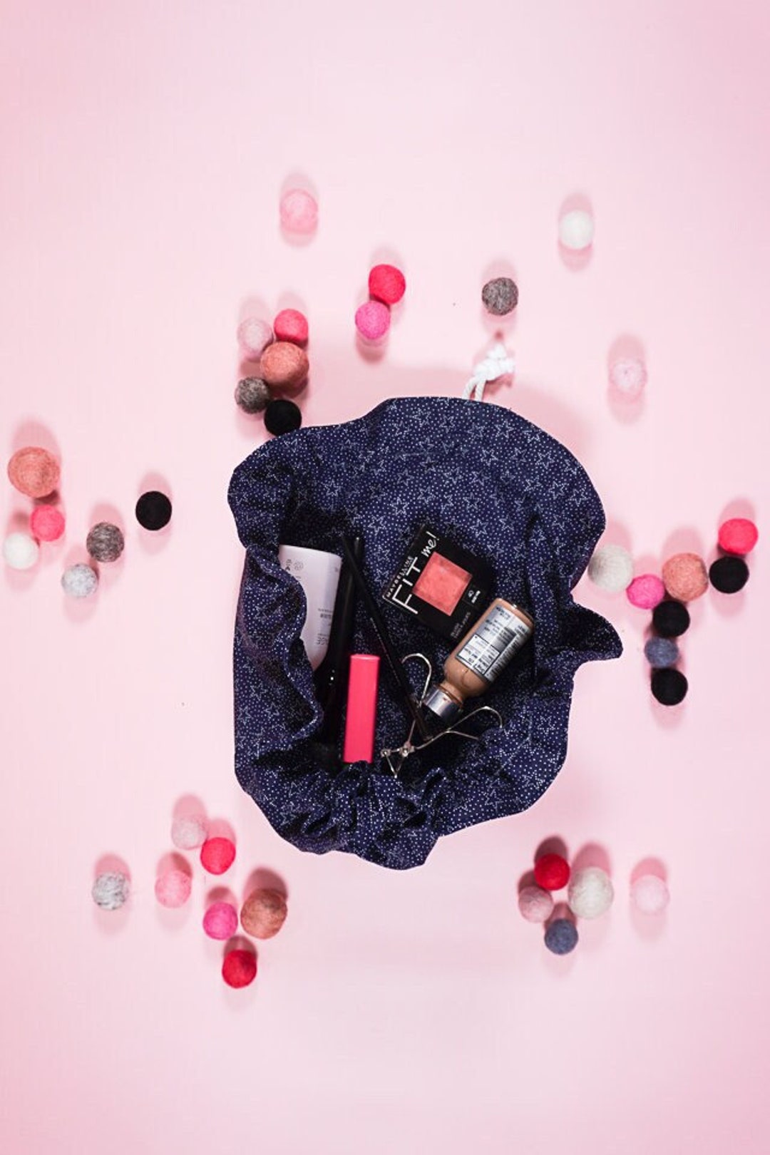 Circle Drawstring Bag Sewing Pattern and Tutorial Downloadable PDF