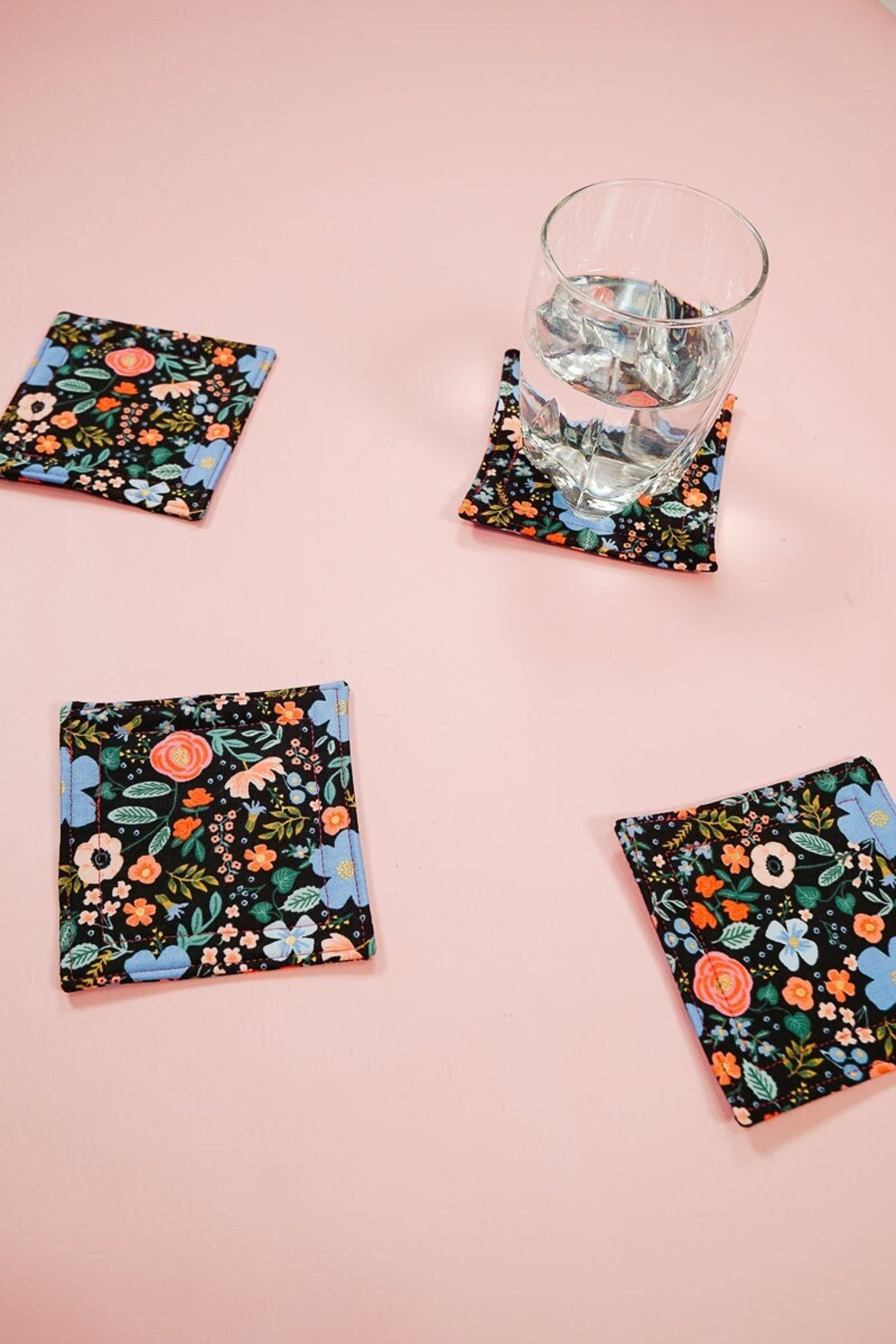 Printable Coaster Patterns.pdf Coaster Sewing Pattern: Beginner DIY Project (PDF Download) - Etsy