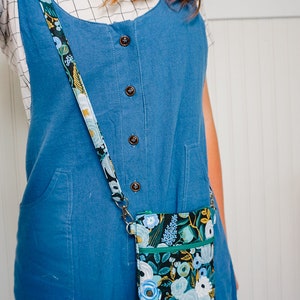 Cell Phone Bag PDF Sewing Pattern - Crossbody Purse, Zipper Pouch ...