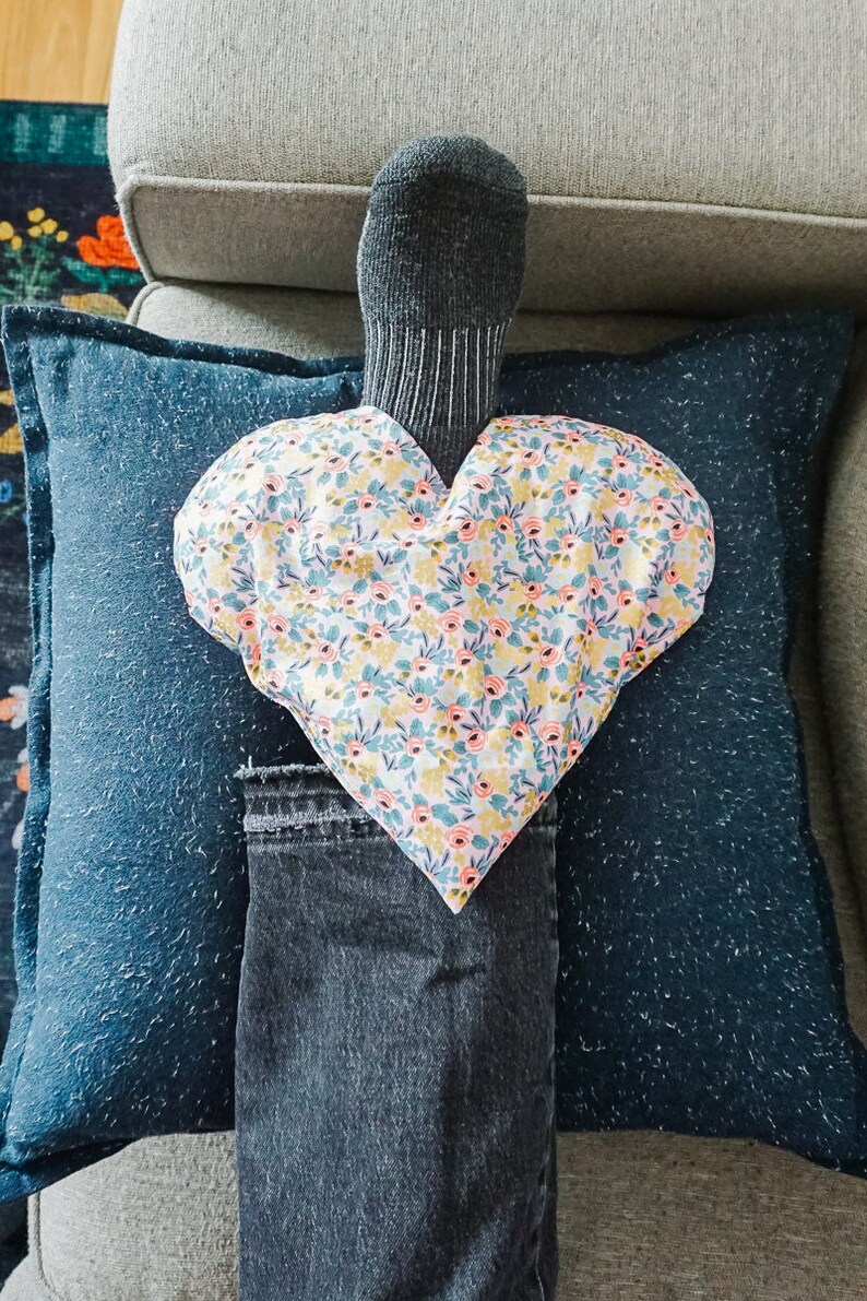 Rice Heating Pad Sewing Pattern: Heart, Circle, Rectangle (PDF Pattern ...
