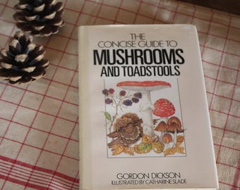 Vintage Nature Book: Foraging Mushrooms Guide Book
