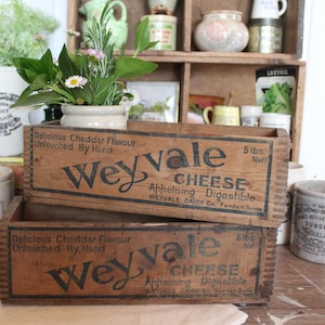 vintage crate, vintage storage crate, vintage advertising crate, kitchen storage, kitchen decor, cheese crate, farmhouse, antique crate