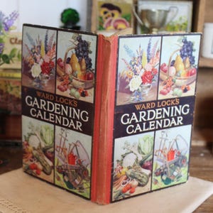 Vintage English Gardening Book, Vintage Garden Book, Coffee table book, Flower Book, Decorative Book, Gardening book, Vegetable Garden book