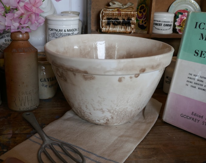 Vintage Mixing Bowl Ironstone Mixing Bowl Vintage English Mixing Bowl