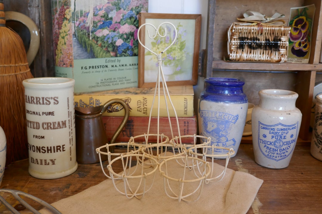 Vintage Wire Egg Holder French Egg Holder Vintage Egg Holder Vintage