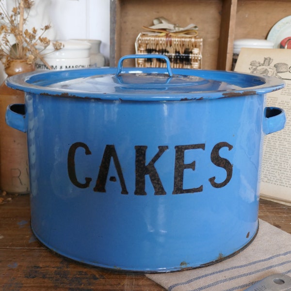 Vintage Cake Tin Etsy