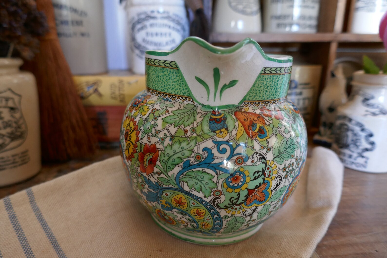 Antique Ceramic Jug Antique Jug Ironstone Jug Vintage Etsy UK