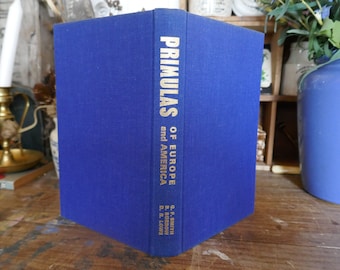 Vintage Primula Gardening Book: 1984 English Flower Guide