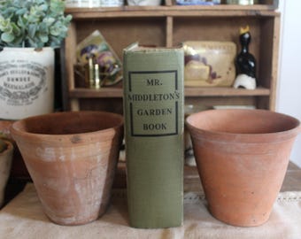 Vintage Mr. Middleton's Garden Book, 1950s Gardening Guide, Coffee Table Decor