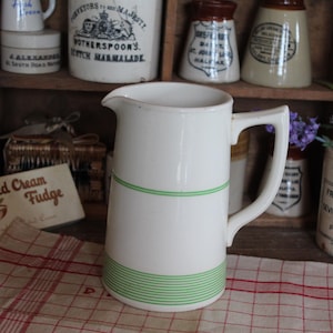 Vintage 1930s Kleen Kitchen jug: English Art Deco Storage