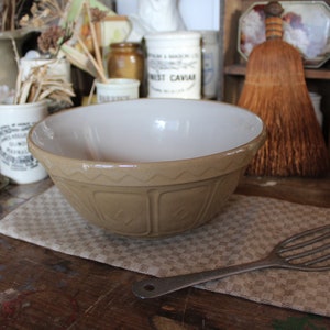 Vintage Mixing Bowl - Stoneware Mixing Bowl - Vintage English Mixing Bowl - Farmhouse - Bowl - Stoneware Bowl - Mixing Bowl  Mason Cash bowl