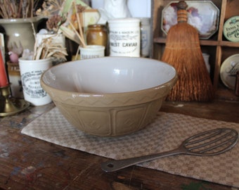 Vintage Mixing Bowl - Stoneware Mixing Bowl - Vintage English Mixing Bowl - Farmhouse - Bowl - Stoneware Bowl - Mixing Bowl  Mason Cash bowl