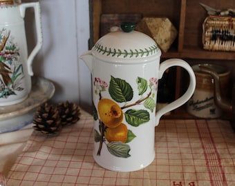 Vintage Portmeirion Coffee Pot: Vintage French Press  cafetière