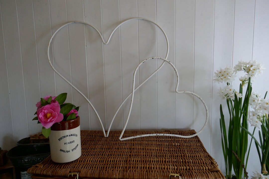 LARGE Rustic Metal Heart Wall Hanging Heart Metal Heart Etsy