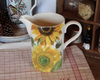 Vintage Large Emma Bridgewater Sunflower Jug pitcher