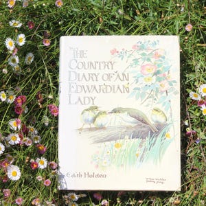 Vintage Book, Nature Book, Diary of an Edwardian Lady Book, Illustration book, Bird Book, Vintage old Book, flower Books, foraging Book