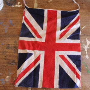 Vintage Union Jack Flag, Decorative Union Jack, British Flag, Vintage Flag, British Made Circa 1950s, British Decor, English Flag