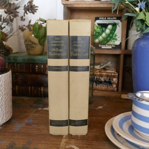 Antique William Shakespeare Books - Works of William Shakespeare - Shakespeare Books - Antique Books - Antique Shakespeare Books