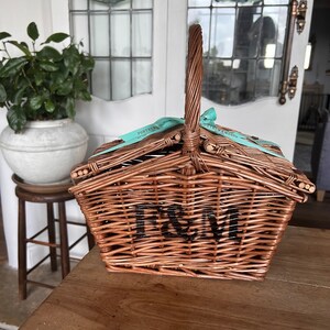 Little Fortnum and Mason Vintage Picnic Basket -Vintage Picnic Hamper - Picnic Basket - Picnic Hamper - Vintage Fortnum and Mason Huntsman