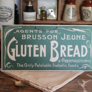 Vintage French Sign, Advertising Sign, Vintage Advertising Sign, Kitchen Decor, Vintage Shop Sign, Vintage French Bread Sign, farmhouse sign