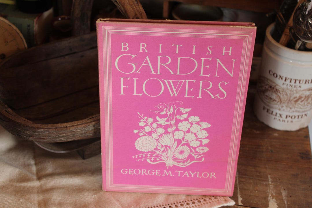 Vintage English Garden Flowers Book – 1950s Botanical Guide