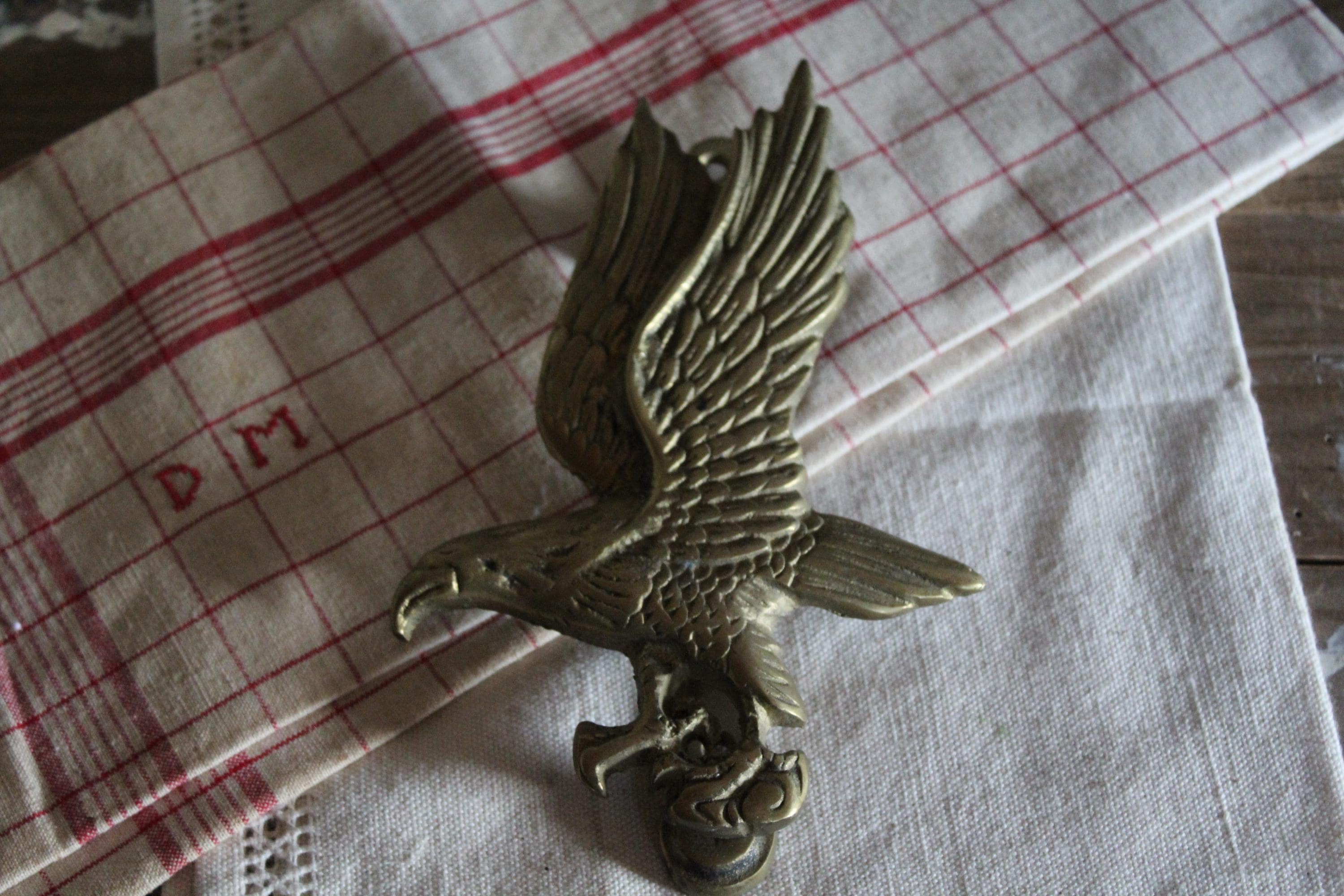 Heurtoir En Alliage De Zinc À Tête D'Aigle De Style Européen Judas De