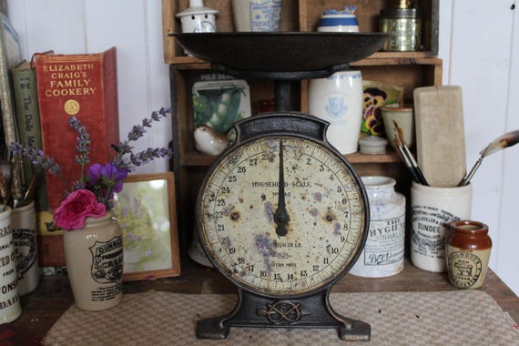 Vintage Salter Kitchen Scale: Rustic Farmhouse Decor - Etsy Finland