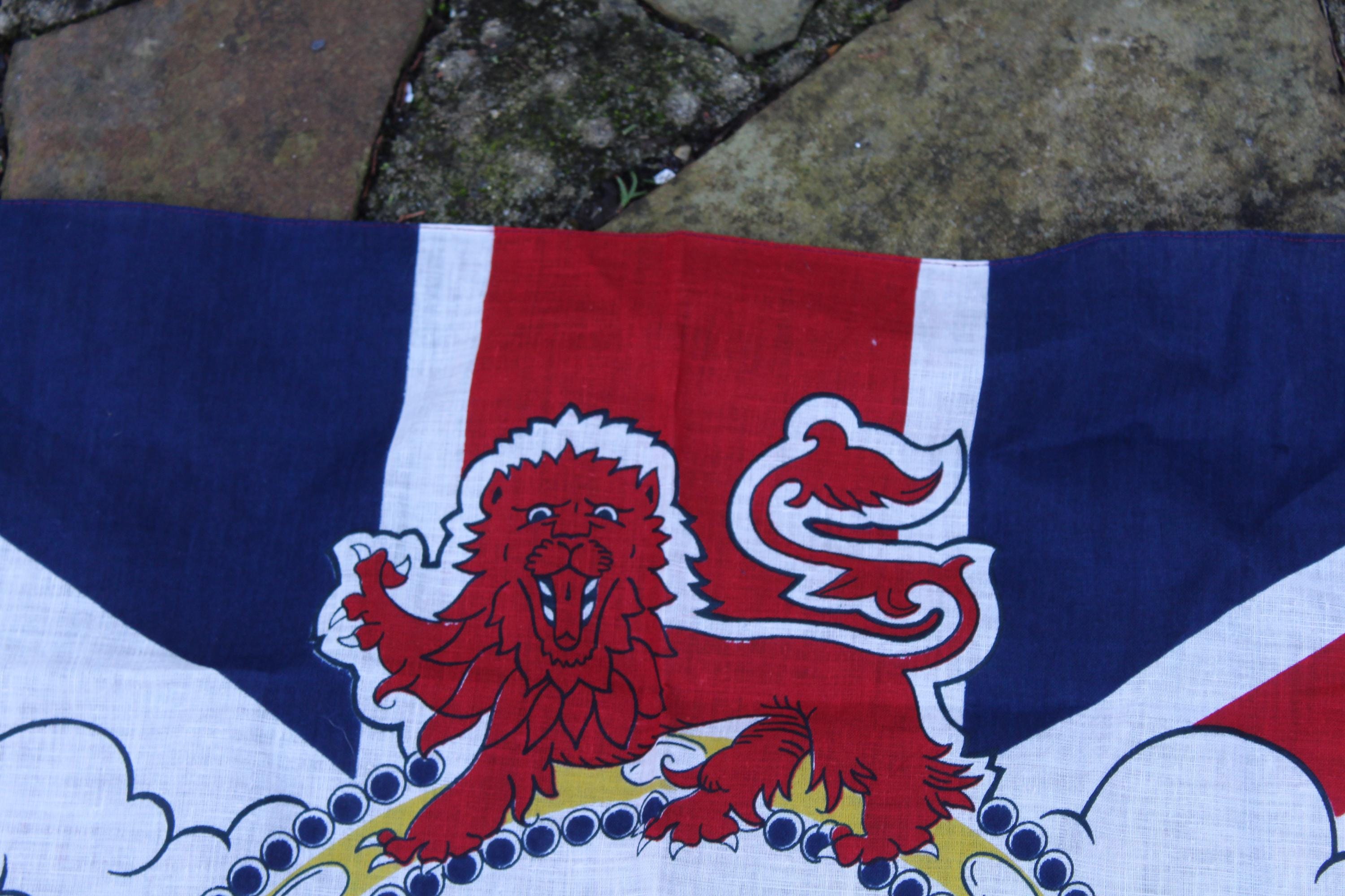 Vintage Queen Elizabeth Flag, Union Jack Flag, British Decor - Etsy UK