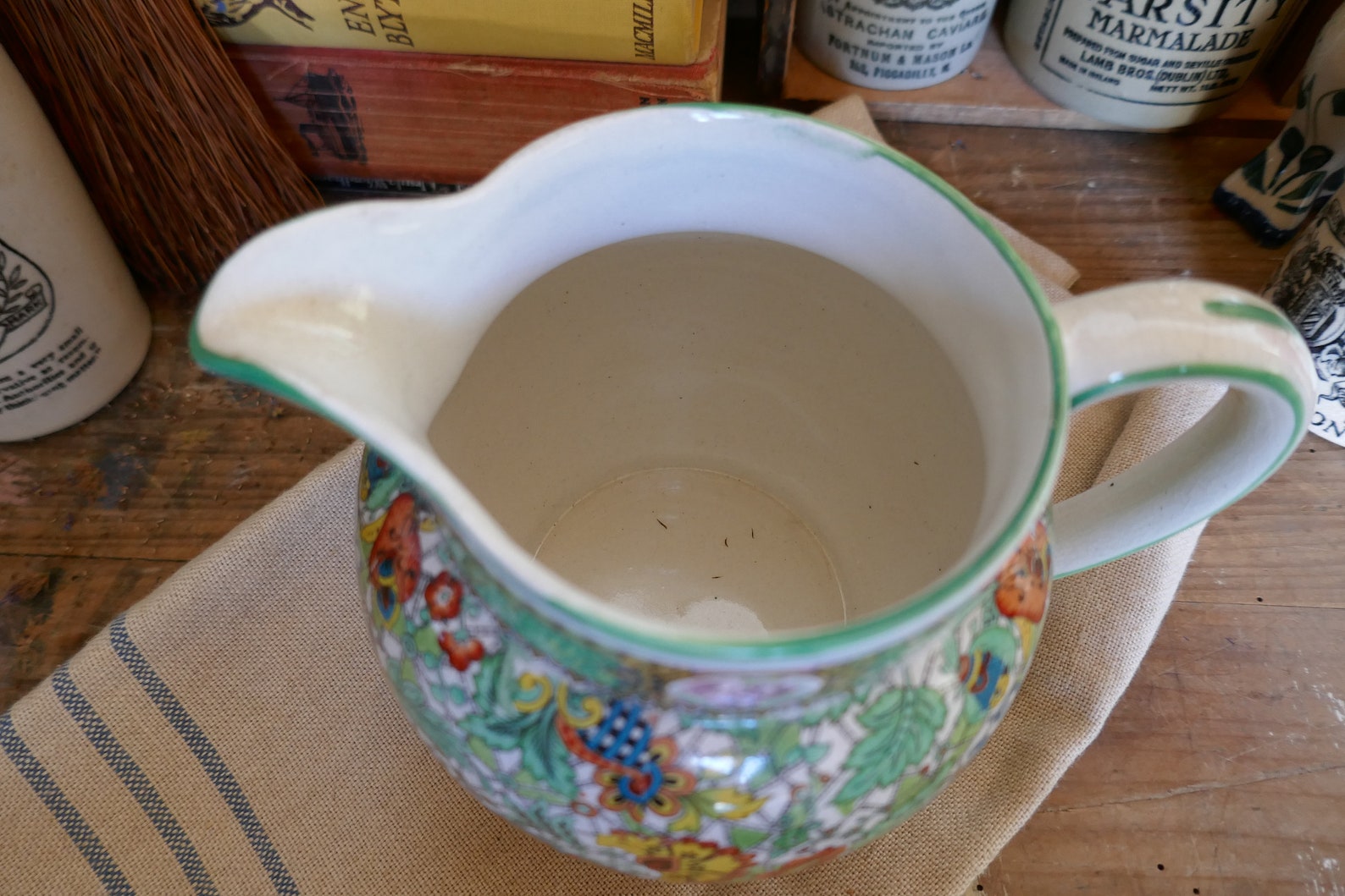 Antique Ceramic Jug Antique Jug Ironstone Jug Vintage Etsy UK