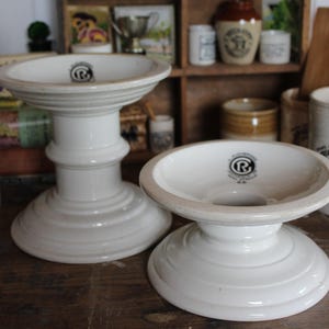 Pair of Rare Antique Ham Stands, Antique Shop Stand, Antique Display Stand, English Ironstone, Antique Advertising, Antique Cake Stand