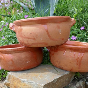 Vintage European terracotta Jar - Vintage planter - terracotta Pot - terracotta Confit Jar - Vintage Earth ware Pot - Farmhouse Decor