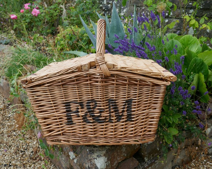 Large Fortnum and Mason Vintage Picnic Basket Vintage Picnic Hamper