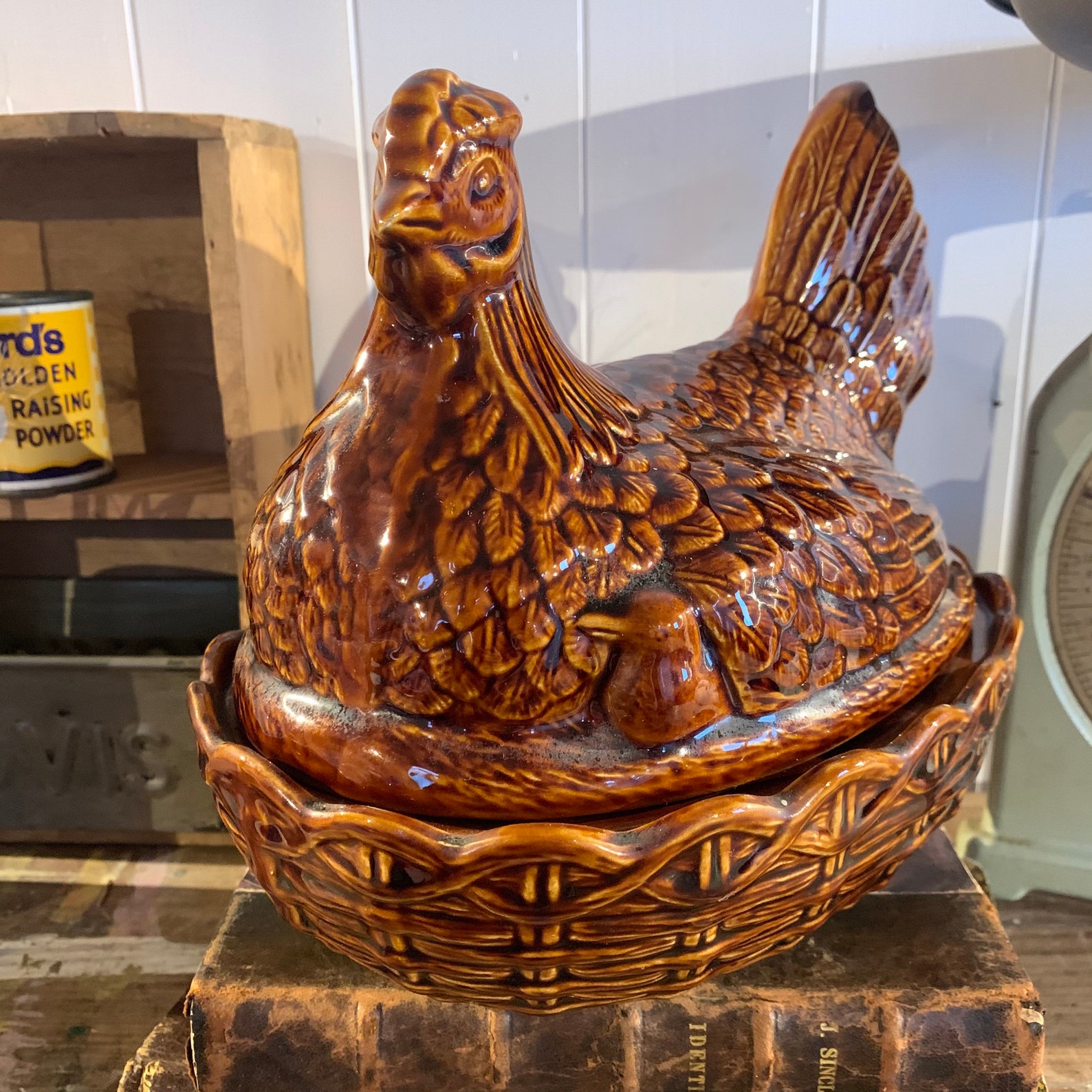 Vintage Hen on Nest Portmeirion Vintage Egg holder Vintage Etsy