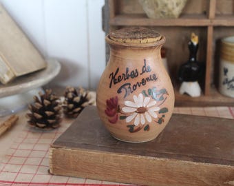 Vintage French Terracotta Herb Pot: French Kitchen Decor