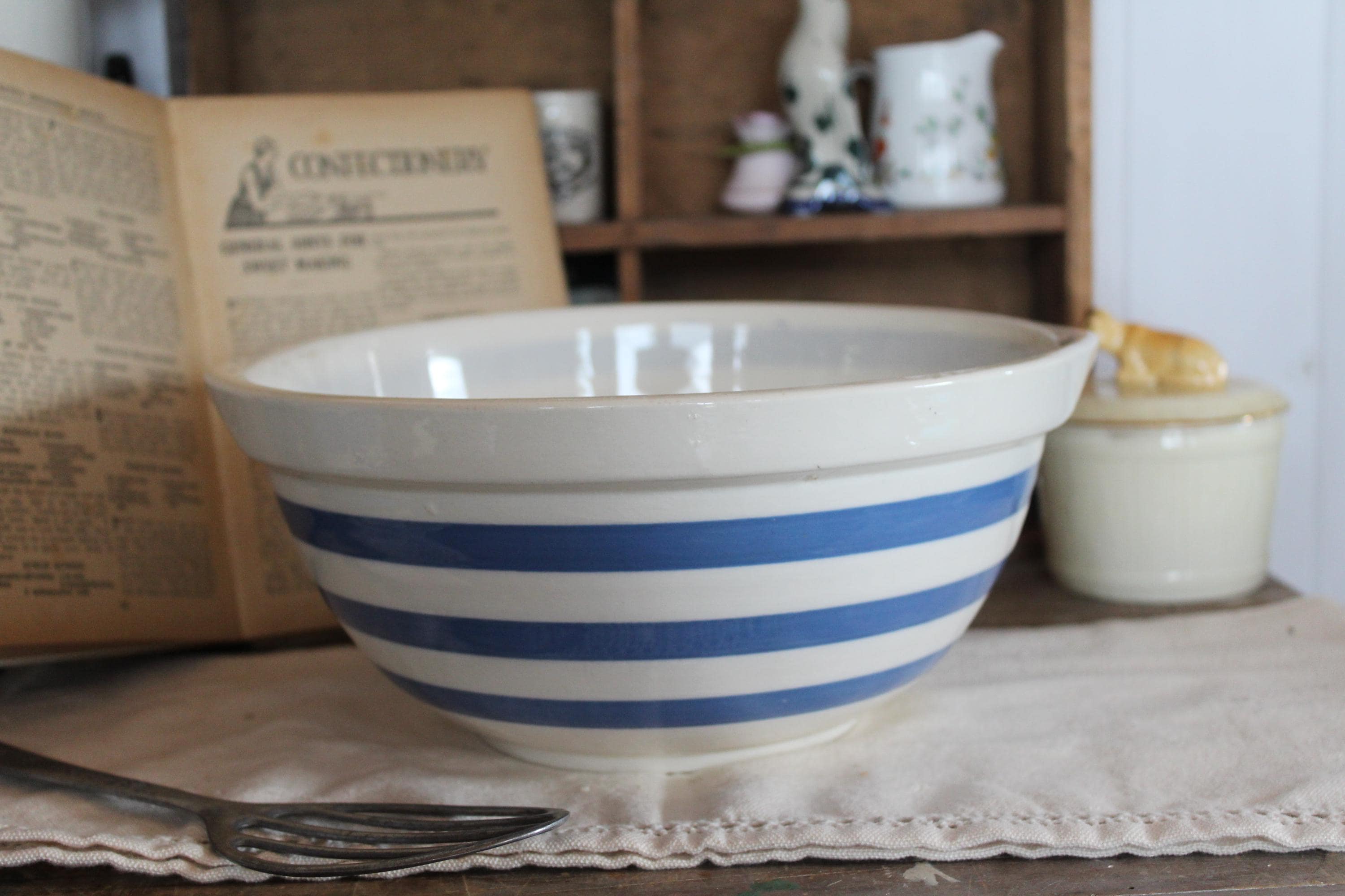 Bauer Blue Bowl - Etsy Canada