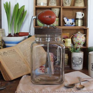 Vintage Butter Churn, Vintage Farmhouse Decor, Vintage Cream Churner, Vintage Butter Churner, Vintage Churn, Vintage Milk Churn, Kitchen