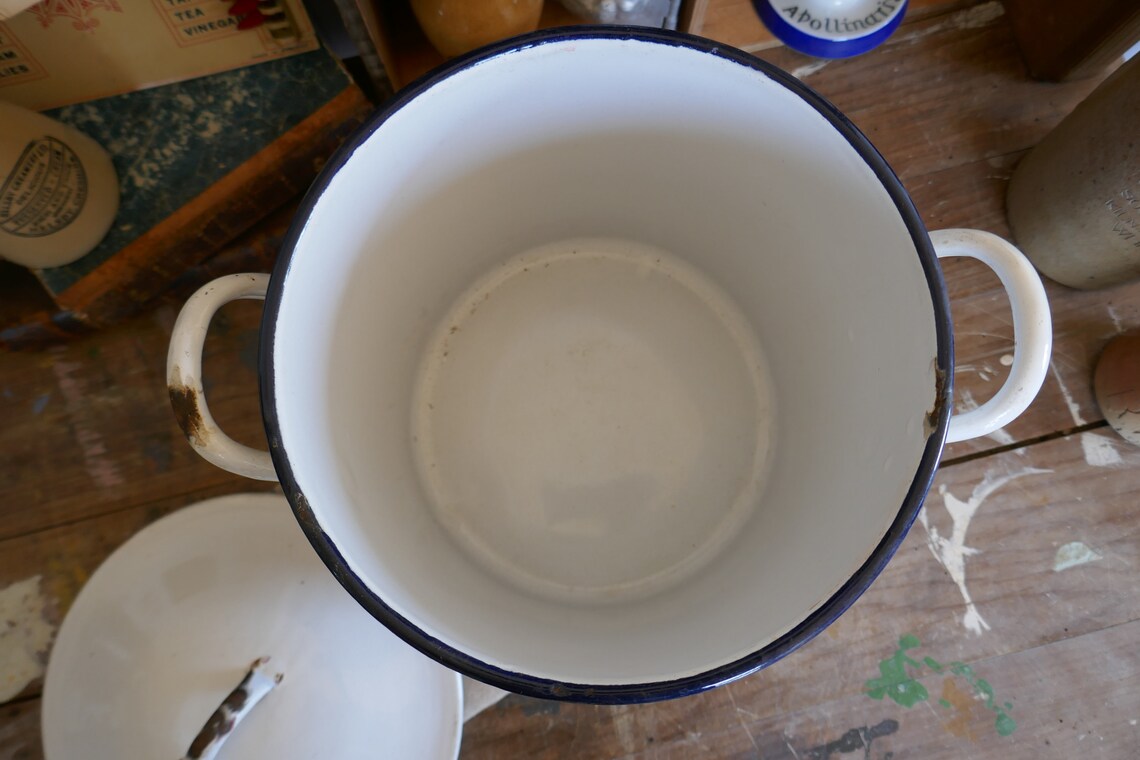 Vintage Emaille Mehltonne Vintage Mehltonne | Etsy