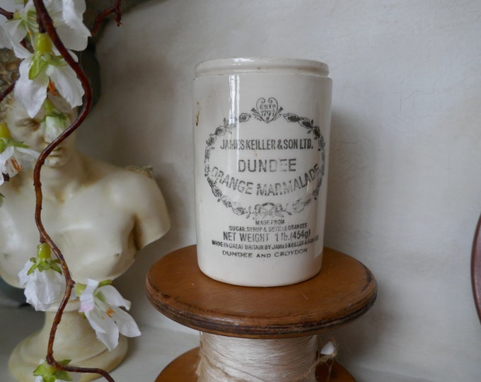 English Advertising Pot Marmalade Jar Dundee Marmalade Etsy
