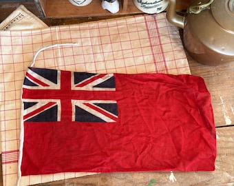 Vintage British Ensign Union Jack Flag: English Flag