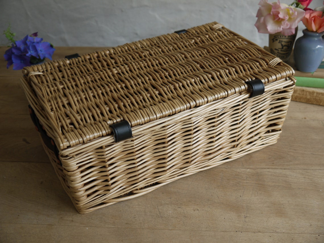 Harrods Wicker Hamper Wicker Storage Hamper Harrods Etsy